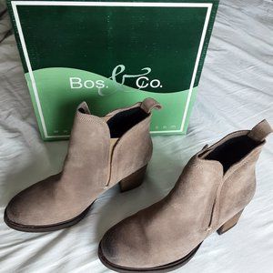 Bos.&Co. Waterproof wool lined suede boots made in Portugal.